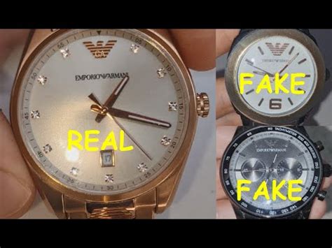 armani watch ar0527 fake|how to verify armani watch.